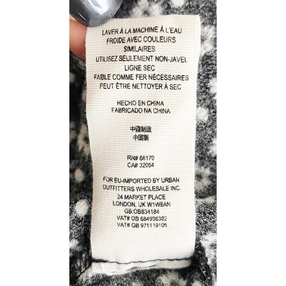 Free People Women's Wonderland Print Floral Patchwork A Line Belted Mini Dress - Picture 13 of 13